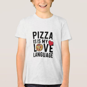 Pizza is My Love Language Tri-Blend Shirt