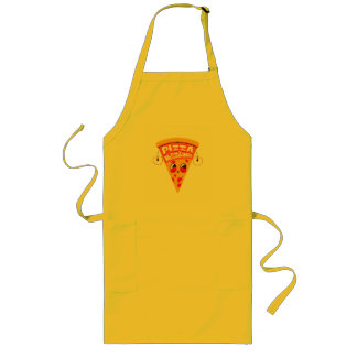 Pizza is My Valentine – Cute Funny Food Love  Long Apron