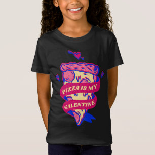 Pizza Is My Valentine St. Valentine's Day Hearts G T-Shirt