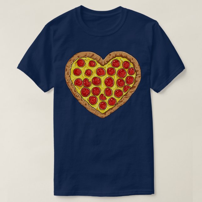 Pizza Is My Valentine Valentines Day Gift for Love T-Shirt (Design Front)