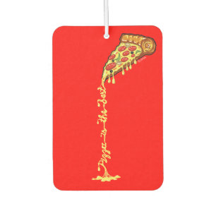 Pizza is the best car air freshener