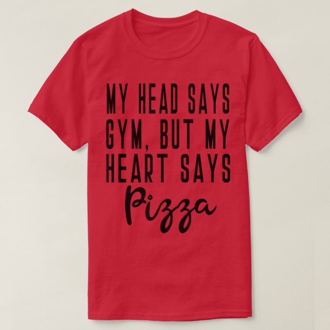 Pizza Italian Italy Funny Yoga Eercise Barre Sport T-Shirt (Design Front)