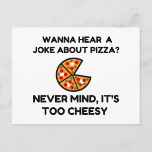 Pizza Joke Postcard