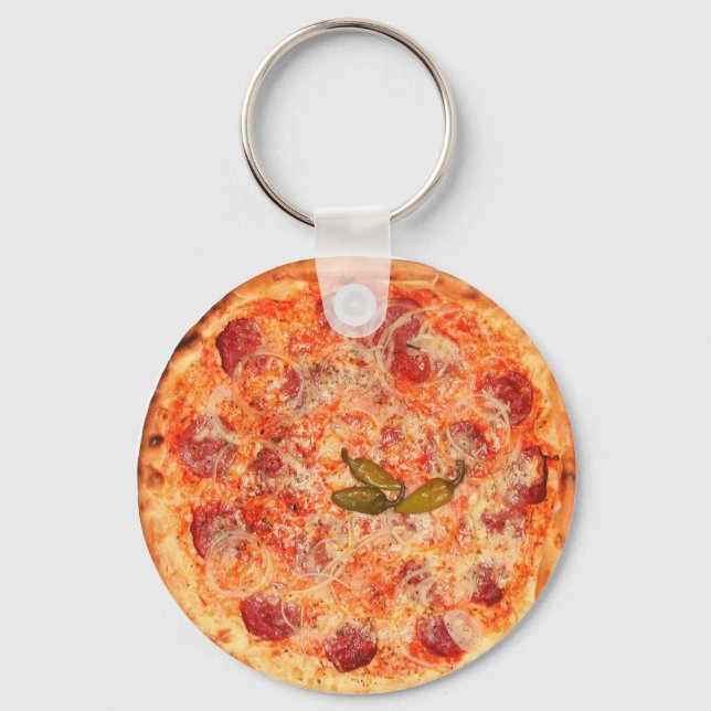 Pizza Key Ring (Front)