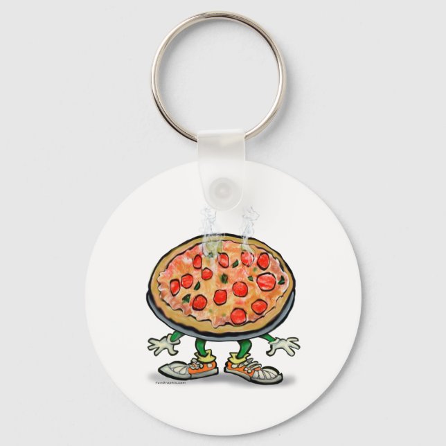 Pizza Key Ring (Front)