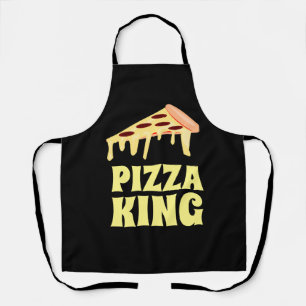 PIZZA KING DAD FUNNY APRON