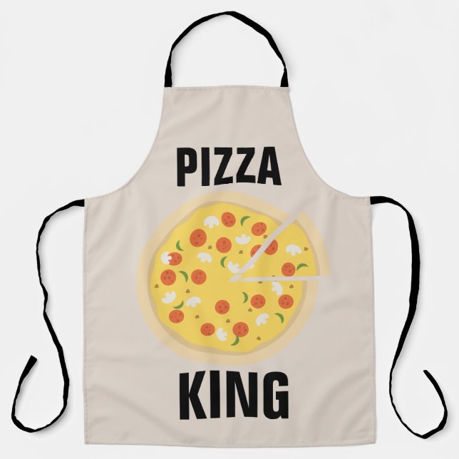 PIZZA KING DAD KITCHEN APRONS (Front)