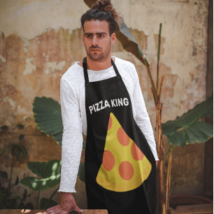 PIZZA KING DAD MENS APRON