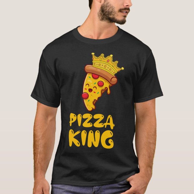 Pizza King Funny Gift For Pizza Lover Essential T- T-Shirt (Front)