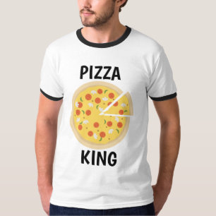 PIZZA KING MEN'S FUNNY T-Shirts