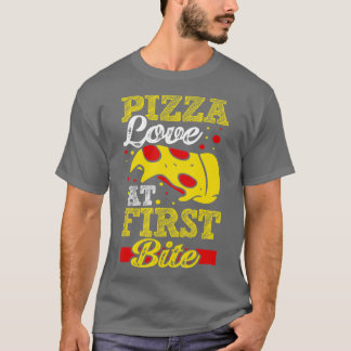 Pizza Love At First Bite T-Shirt
