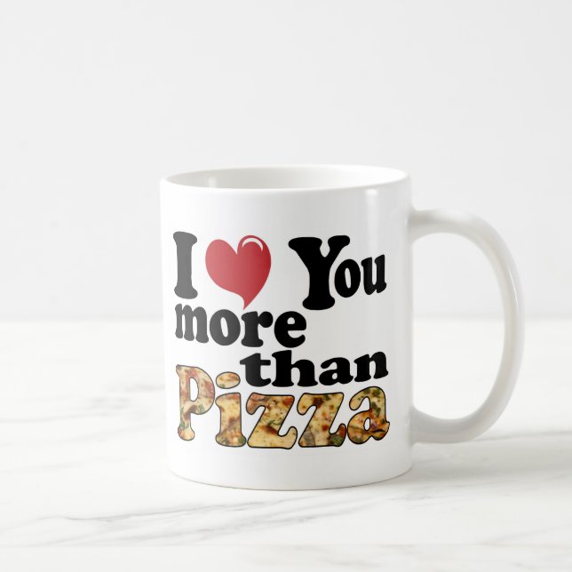 Pizza Love Coffee Mug (Right)