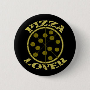 Pizza Lover 6 Cm Round Badge