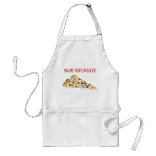 Pizza Lover Cooking Apron Pizza Slice Custom Text