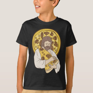 Pizza Lover Pizzeria Jesus and Pizza Italian Food T-Shirt