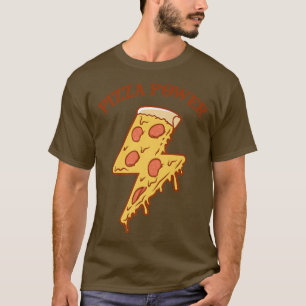 Pizza Lover Pizzeria PIZZA POWER Italian Food Chef T-Shirt