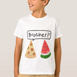 Pizza Lover Watermelon brother food Summer Vintage T-Shirt