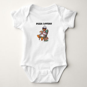 Pizza lovers baby bodysuit