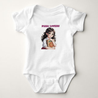 Pizza lovers baby bodysuit
