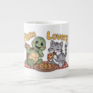 Pizza lovers large coffee mug