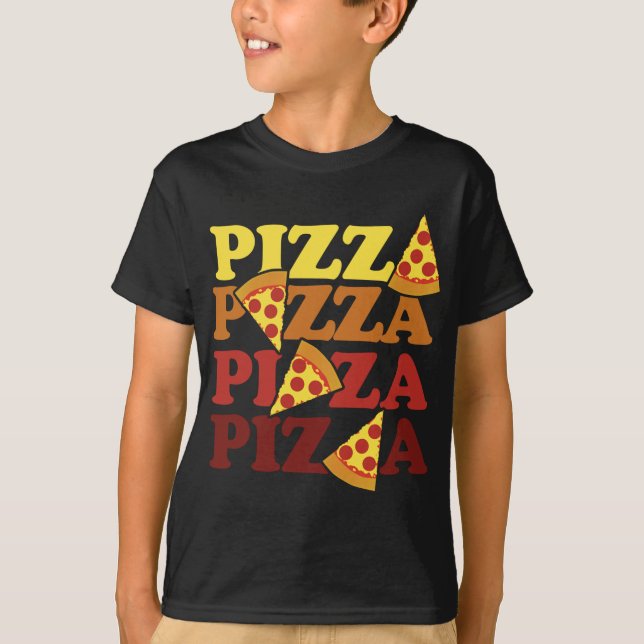Pizza lovers pizza pizza retro pizza T-Shirt (Front)