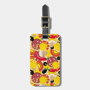 Pizza Luggage Tag