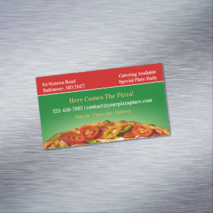 Pizza Magnetic Business Card