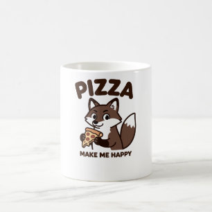 Pizza Make Me Happy Coffee Mug