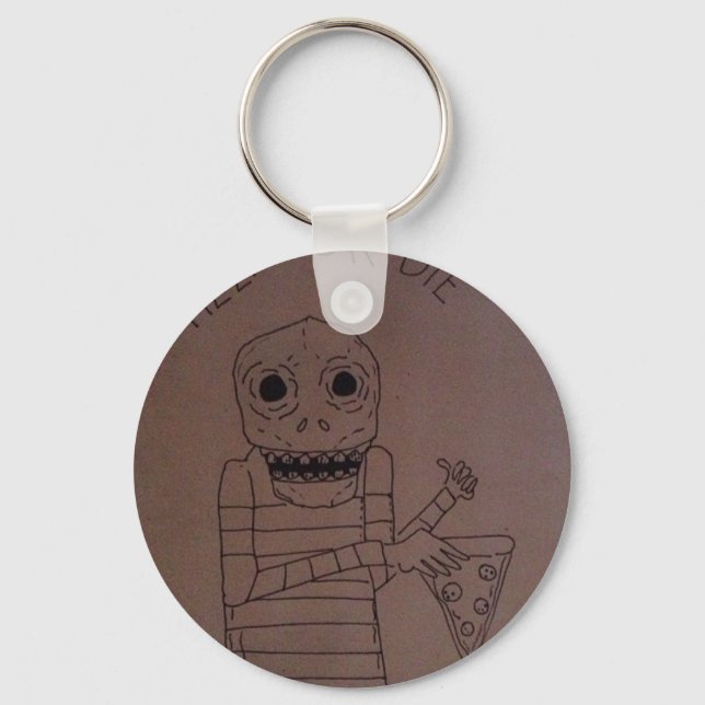 Pizza man key ring (Front)