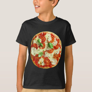 Pizza Margherita Neapolitan Italian Delivery Boy F T-Shirt