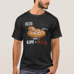 Pizza Mathematics Formula Physics Science Foodie T-Shirt<br><div class="desc">Funny Mathematician Fast Food Lover Gift. Pizza Mathematics Formula Physics Science Foodie.</div>