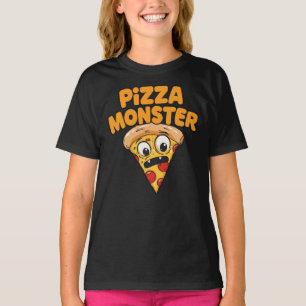 PIZZA MONSTER Funny T-Shirt