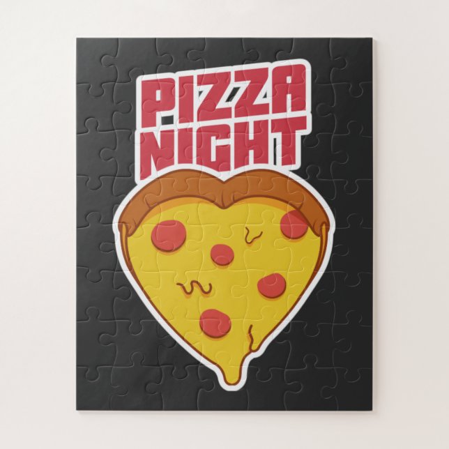 Pizza Night   Jigsaw Puzzle (Vertical)