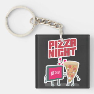 Pizza Night Key Ring