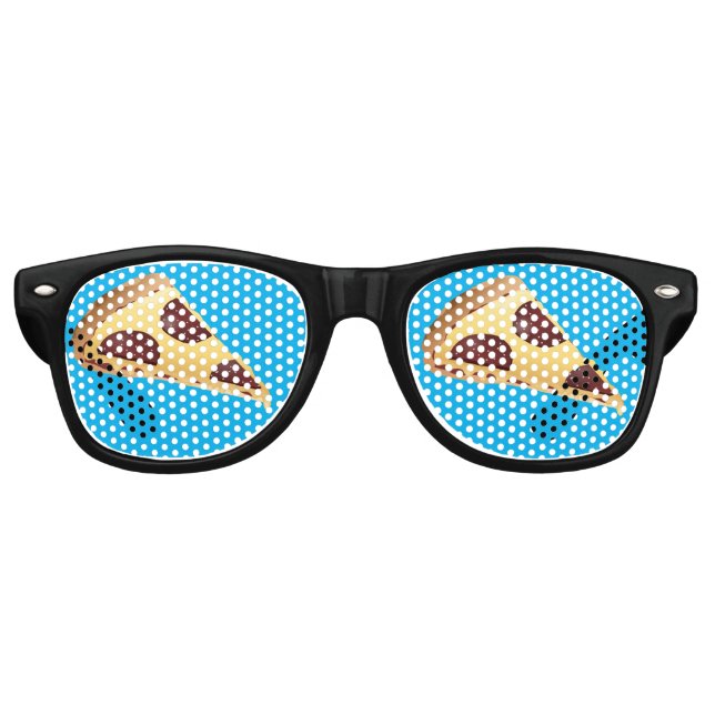 PIZZA NOVELTY FUNNY SUNGLASSES SHADES (Front)