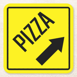 Pizza Paper Coaster
