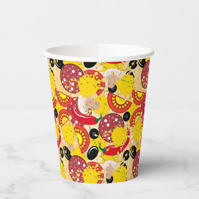 Pizza Paper Cups (Left)