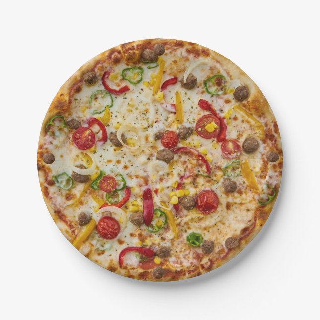 Pizza Paper Plate (Front)