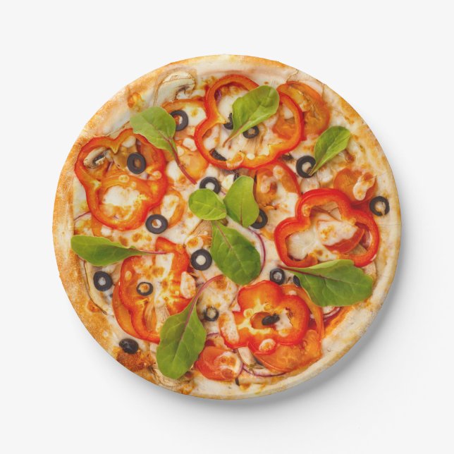 Pizza  paper plate (Front)