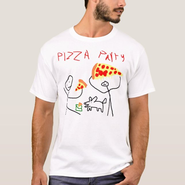 PIZZA PARTY 1 T-Shirt (Front)