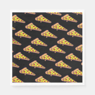 Pizza Party Birthday Decor | Fun Pizza Slice Theme Napkin