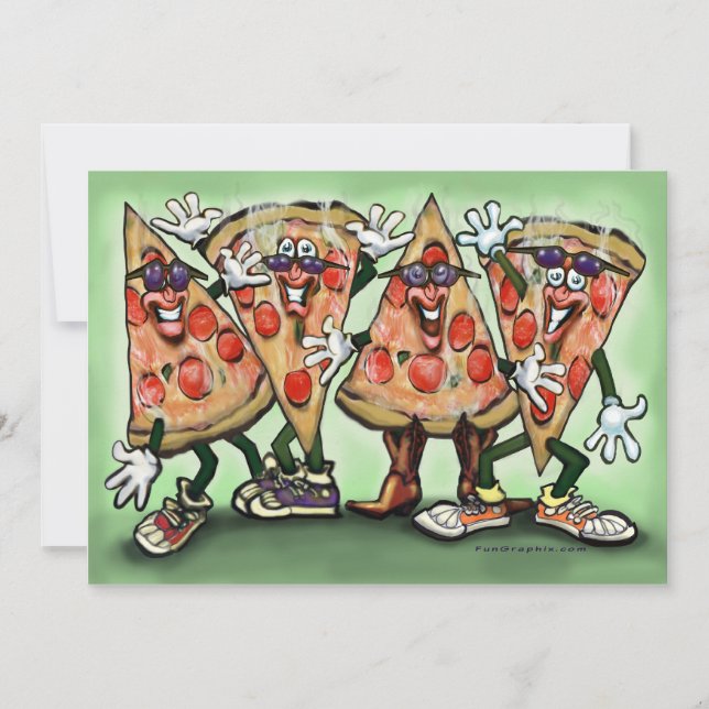 Pizza Party Card (Front)