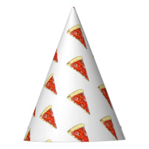 Pizza Party Cheese Pepperoni Pie Slice Pizzeria Hat