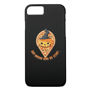 Pizza Party Halloween Pumpkin Witch Hat Essential iPhone 8/7 Case