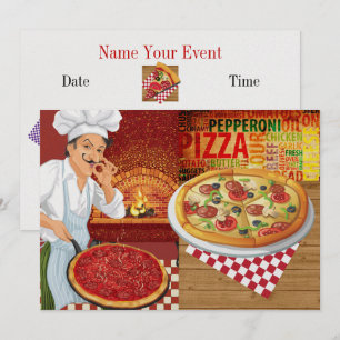 Pizza Party Invitation