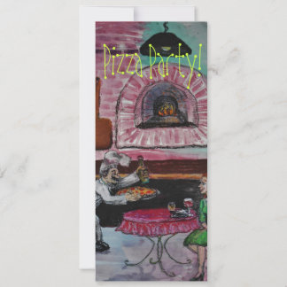 pizza party invitation
