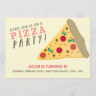 Pizza Party Invitation