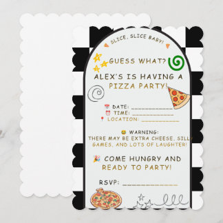 Pizza Party Invitation – Fun Slice‑Themed Design f