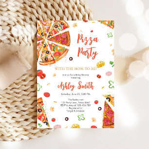 Pizza Party Invitation Pizza Birthday Party