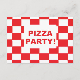 "Pizza Party" Invitations